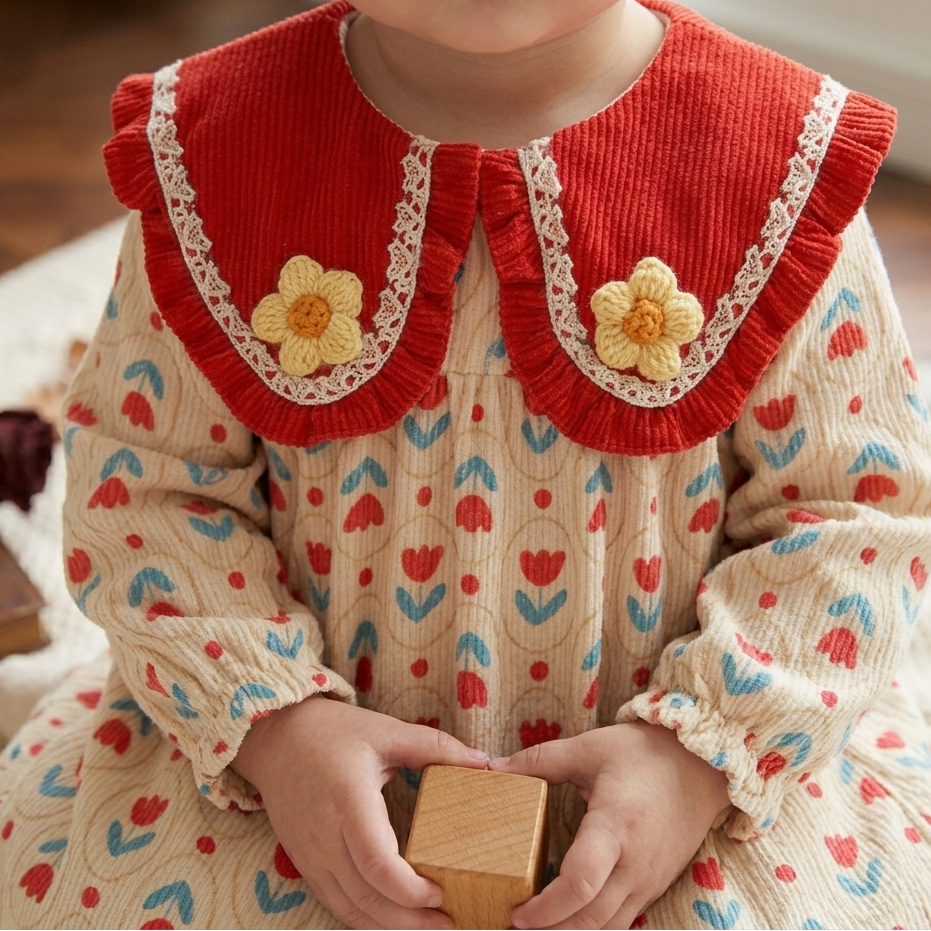✨ Sweet Daisy Waterproof Anti-dirt Smock Dress ❄️