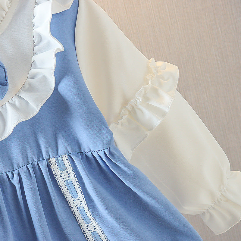 ✨ Royal Blue Winter Princess Dress ✨