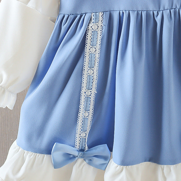 ✨ Royal Blue Winter Princess Dress ✨
