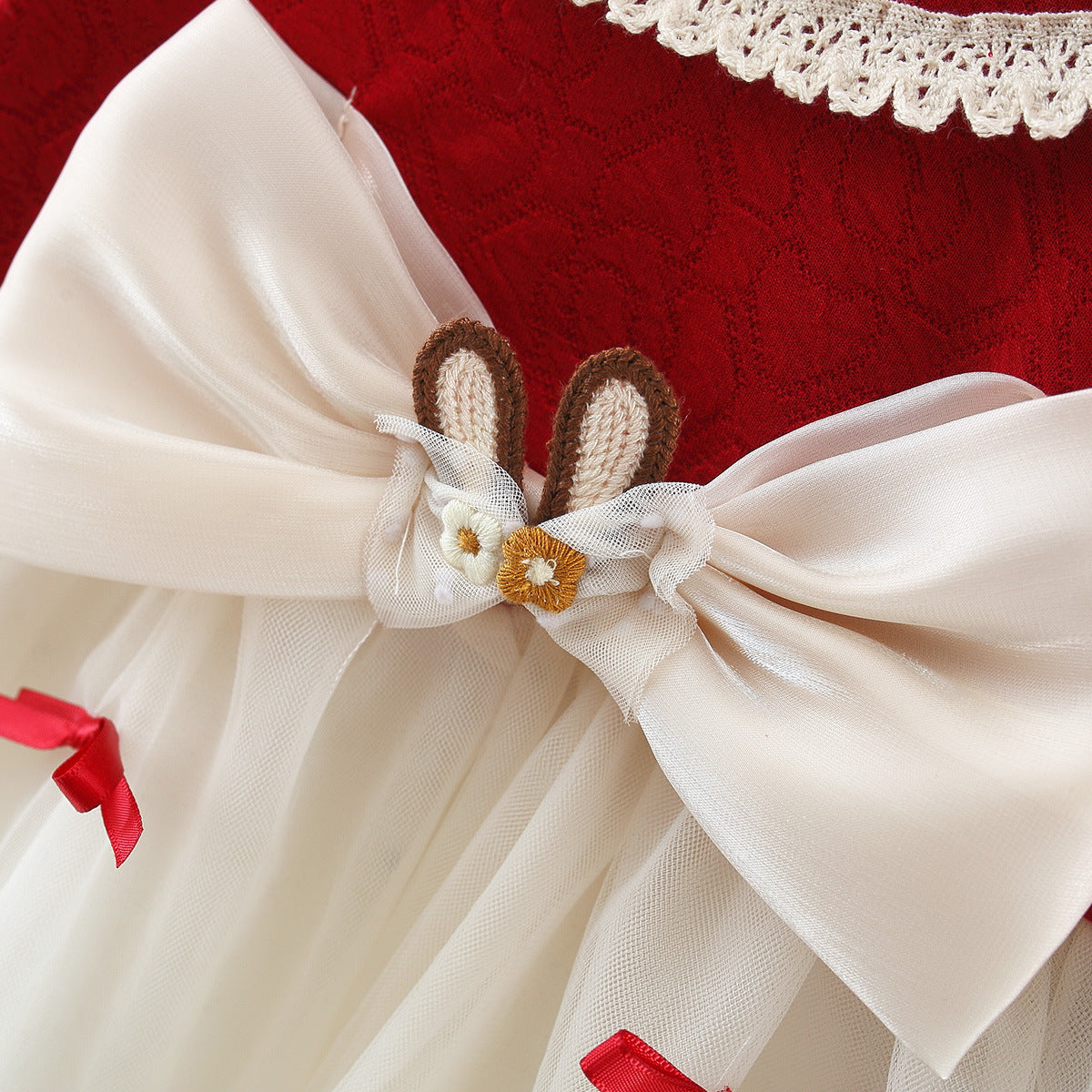 👑 Little Princess Royal Tulle Winter Holiday Dress ✨