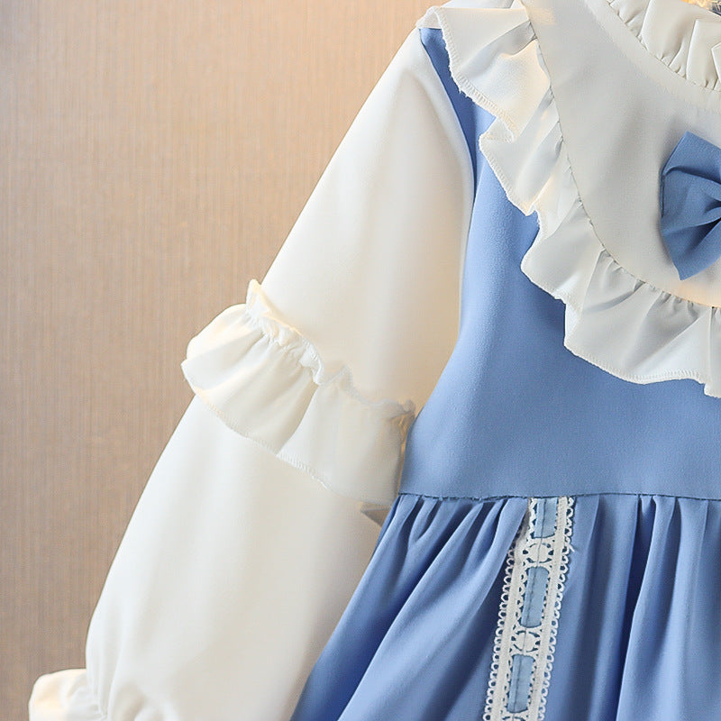 ✨ Royal Blue Winter Princess Dress ✨