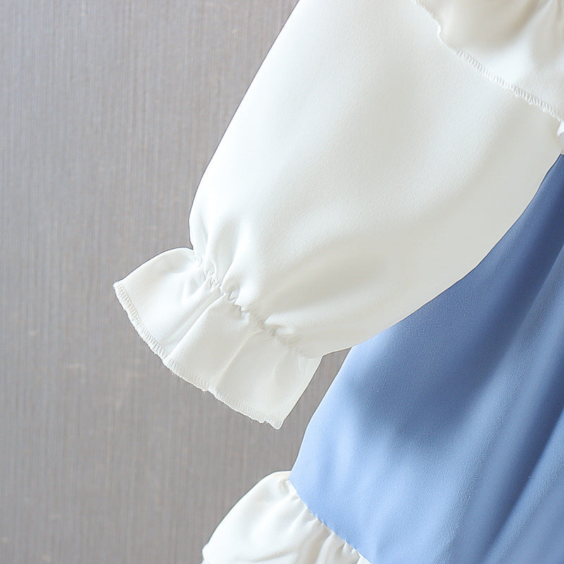 ✨ Royal Blue Winter Princess Dress ✨