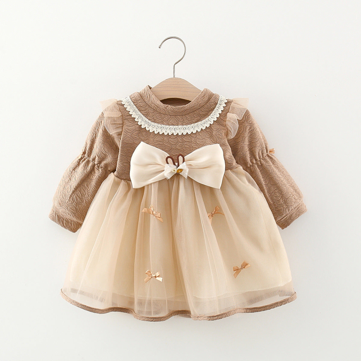 👑 Little Princess Royal Tulle Winter Holiday Dress ✨