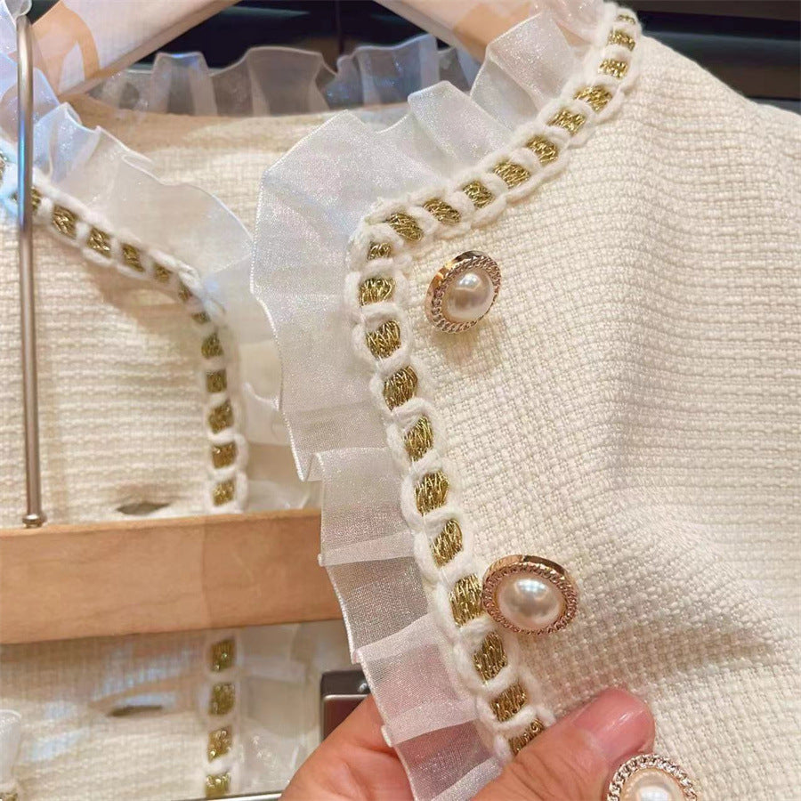 ✨ Luxury Cream Tweed 2-Piece Set ✨
