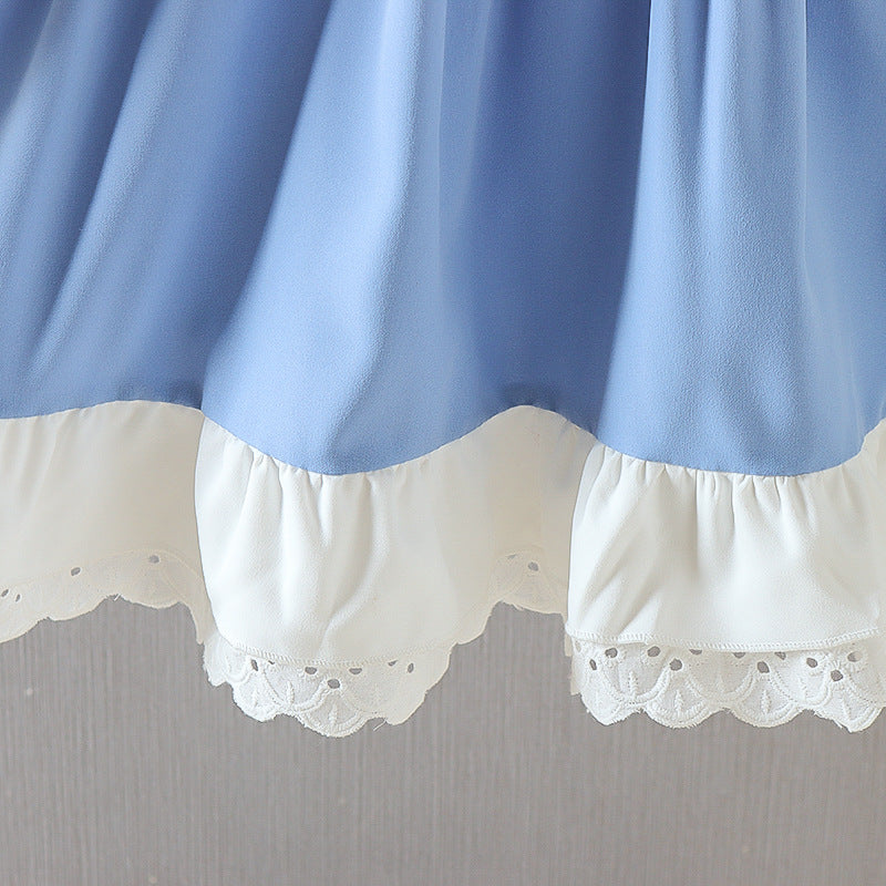 ✨ Royal Blue Winter Princess Dress ✨