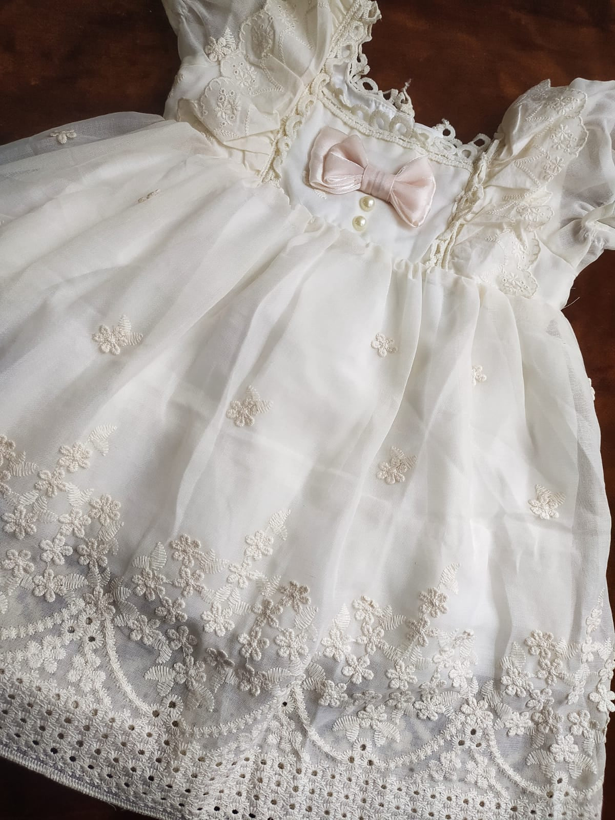 French lolita pearl bow princess dress 🌸