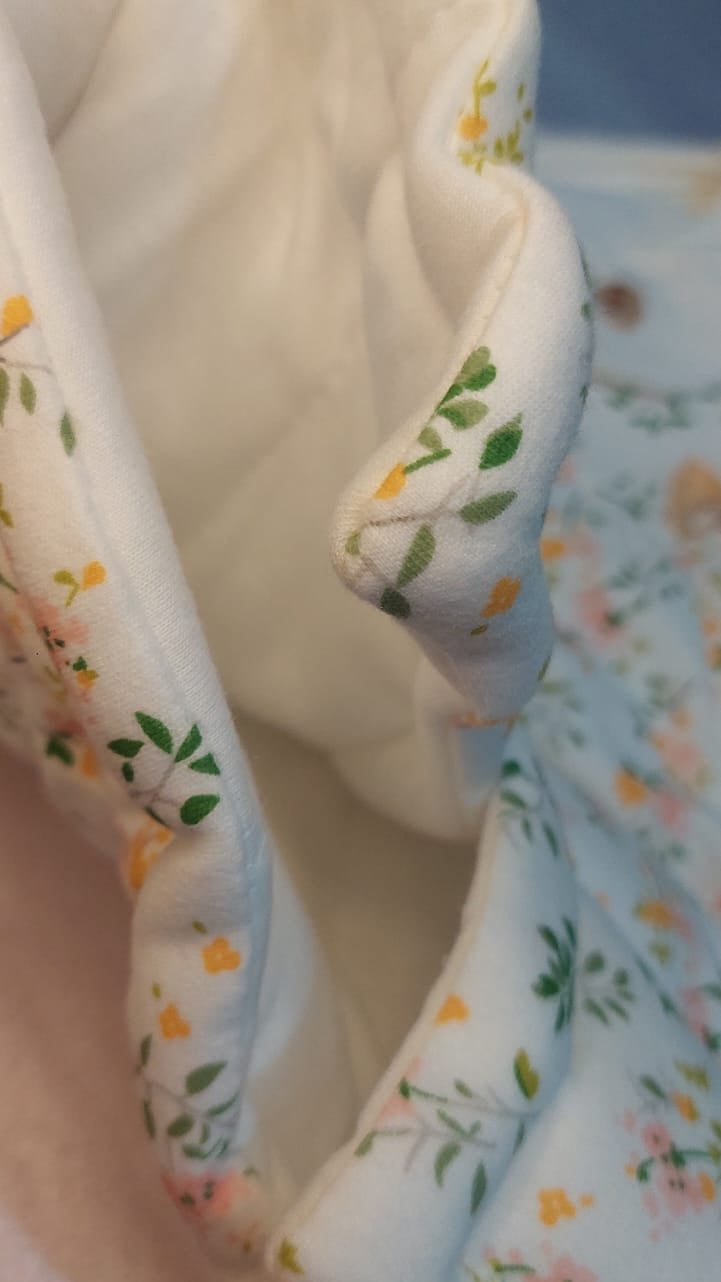 Floral Jacket High Quality Soft Cotton Padded Winter Set (Jacket + High-Waist Pants)