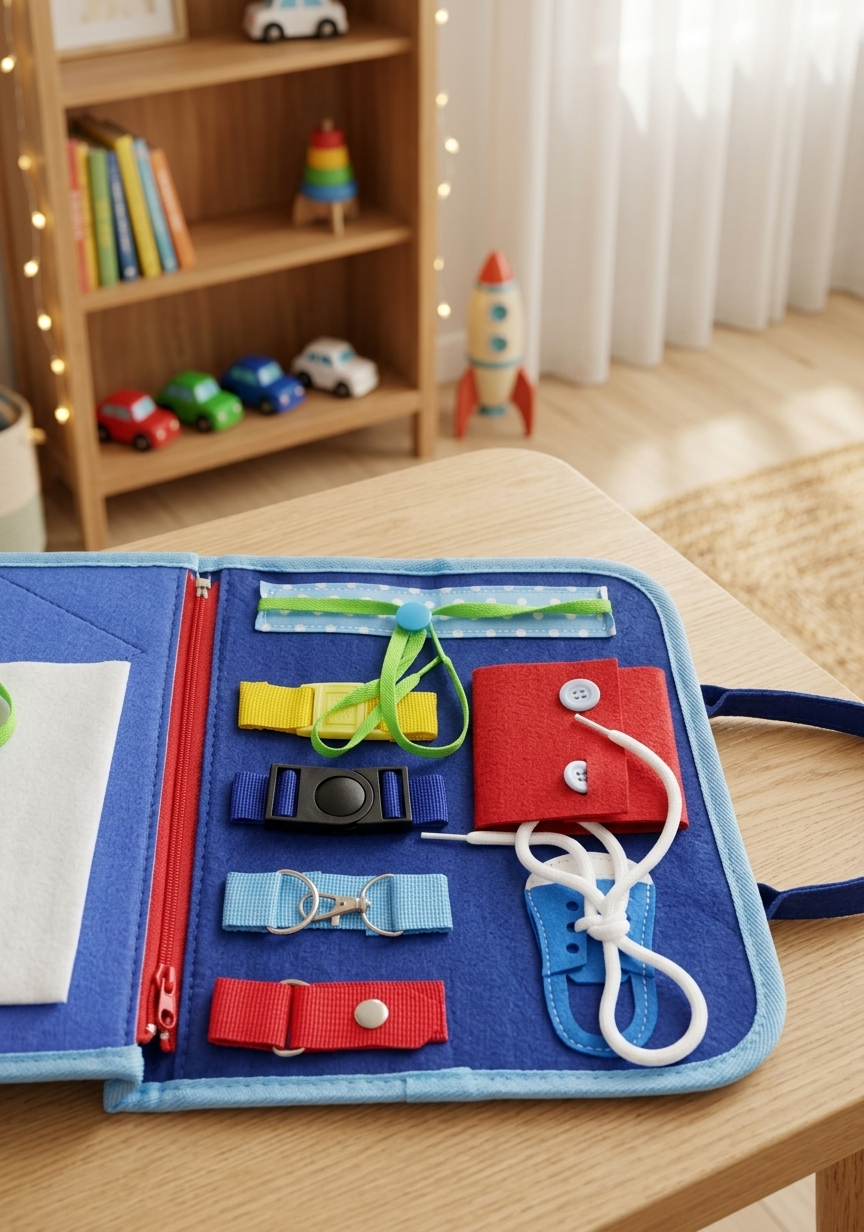 Montessori Dinosaur Busy Book-8 pages