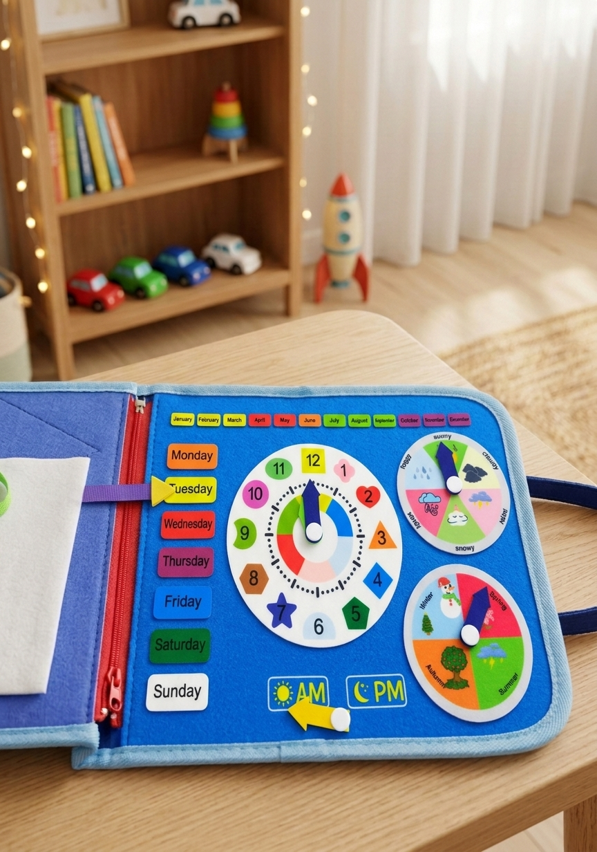 Montessori Dinosaur Busy Book-8 pages