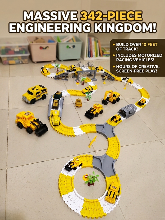 Engineering Railroad Train Set- 342 pieces