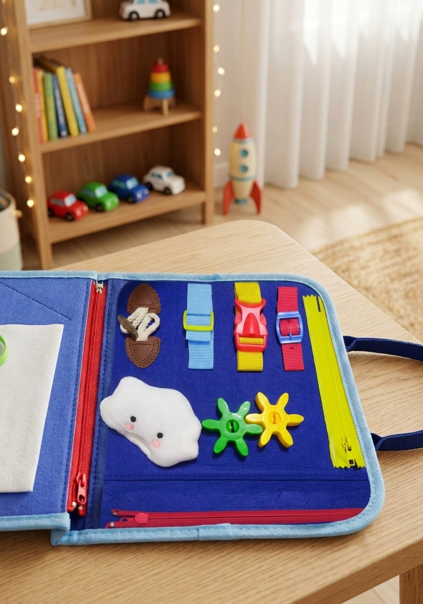 Montessori Dinosaur Busy Book-8 pages