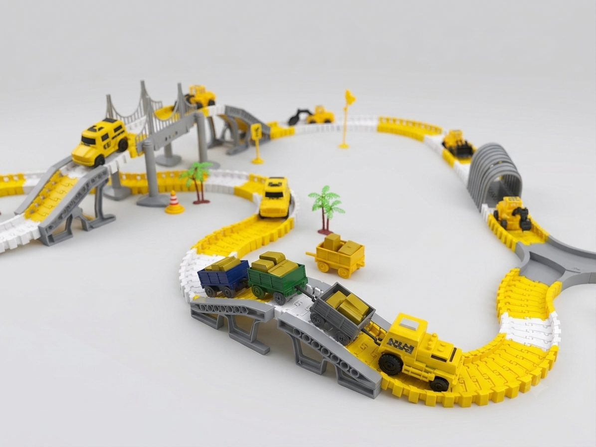 Engineering Railroad Train Set- 342 pieces