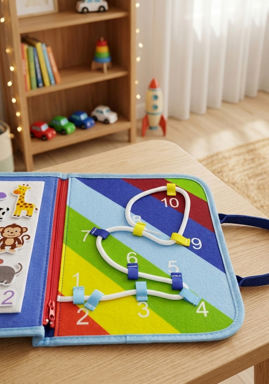 Montessori Dinosaur Busy Book-8 pages