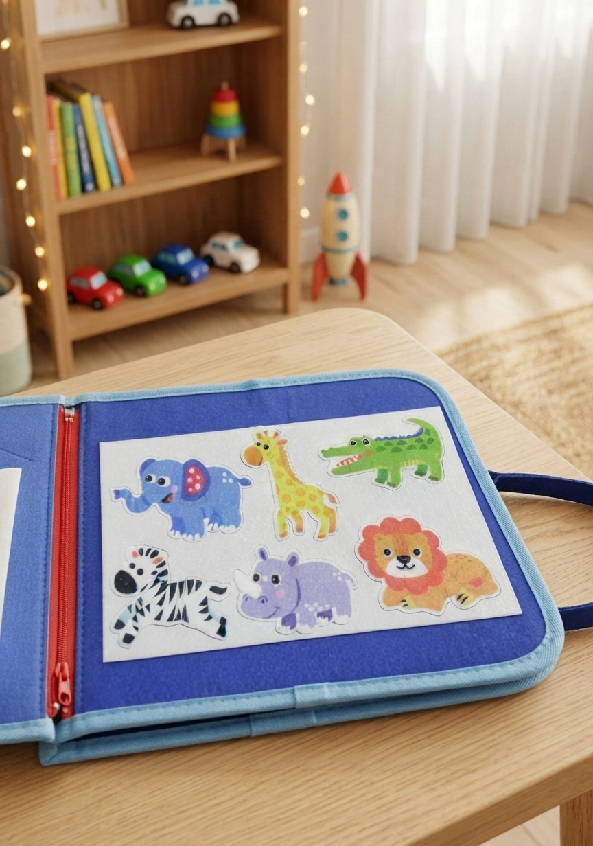 Montessori Dinosaur Busy Book-8 pages