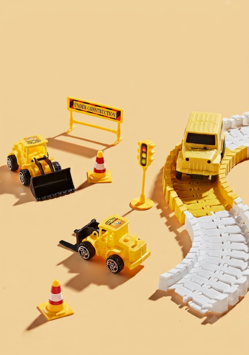 Engineering Railroad Train Set- 342 pieces