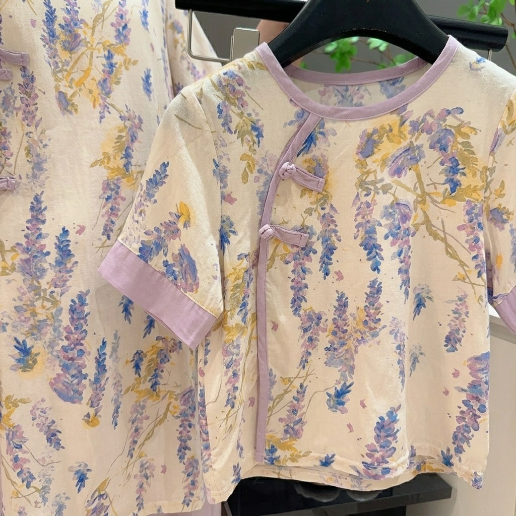 Mommy & Me Luxe Cotton-Silk 4-Pc Co-ord Set