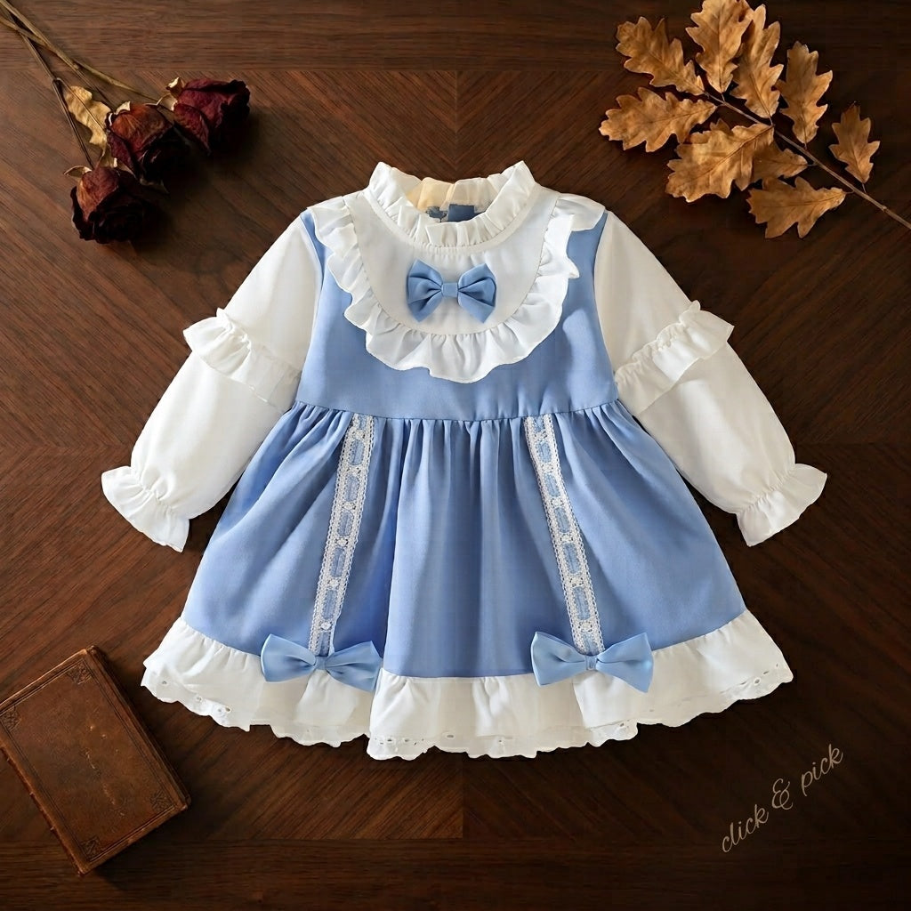 ✨ Royal Blue Winter Princess Dress ✨